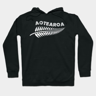 Aotearoa New Zealand Silver fern Tribal Tattoo Hoodie